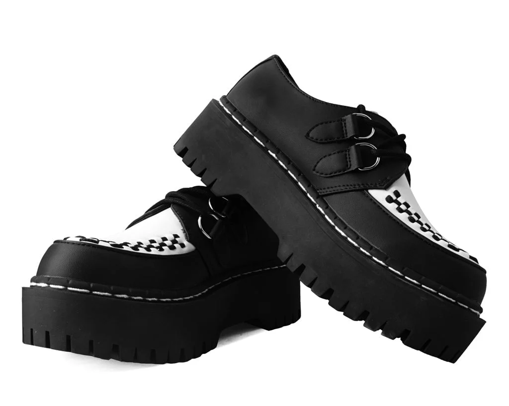 Black & White TUKskin™ Interlace Double Decker Creeper - Image 3