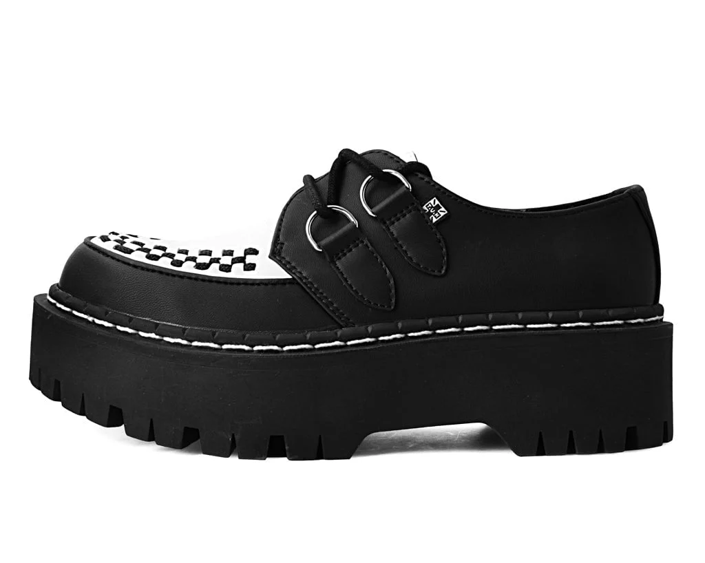Black & White TUKskin™ Interlace Double Decker Creeper - Image 5