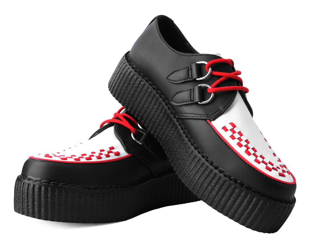 Black & White TUKskin™ Red Interlace Creeper - Image 3