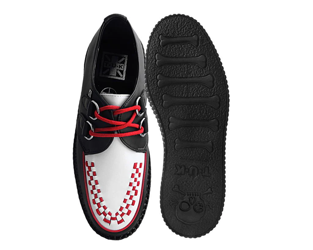 Black & White TUKskin™ Red Interlace Creeper - Image 4