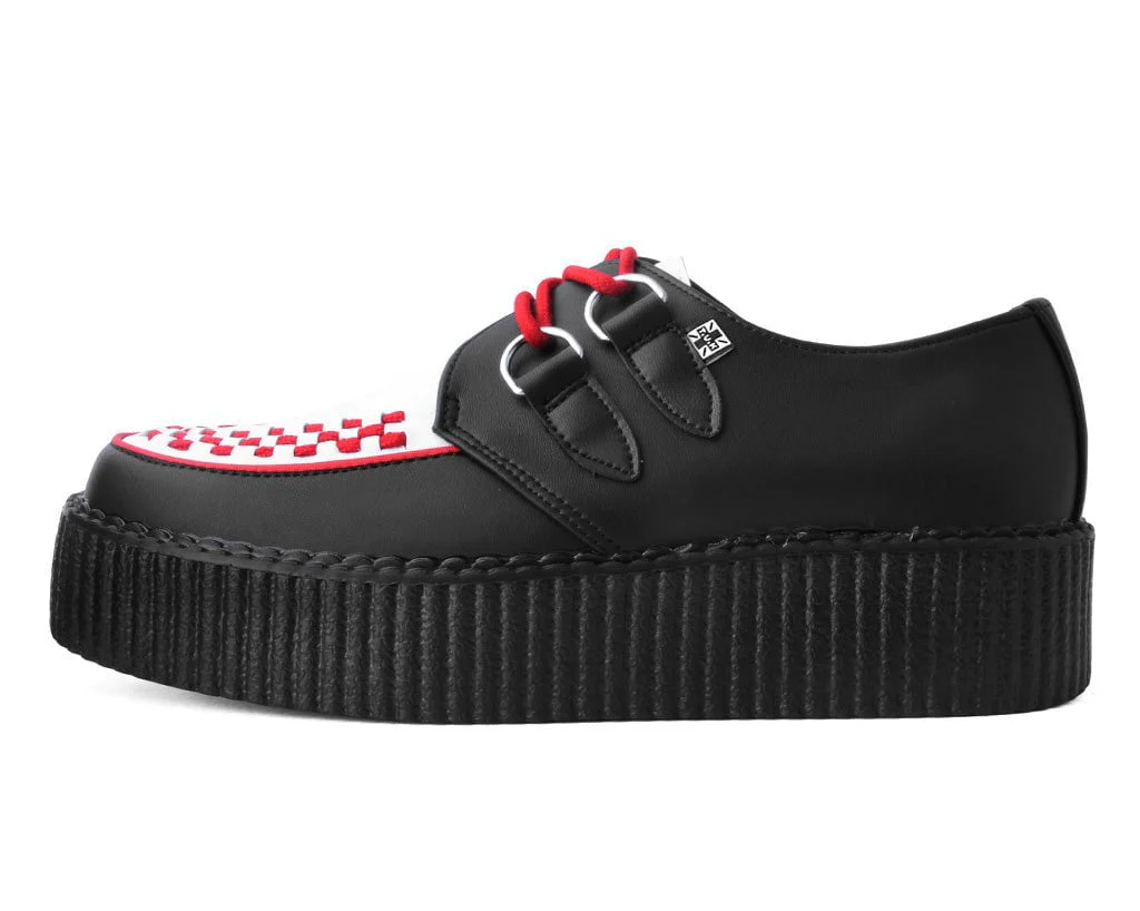 Black & White TUKskin™ Red Interlace Creeper - Image 5