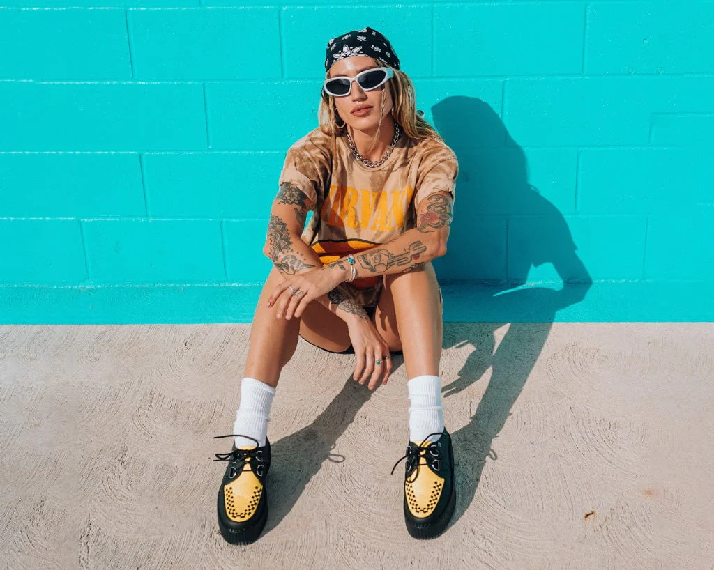 Black & Yellow Viva Mondo Creeper - Image 6