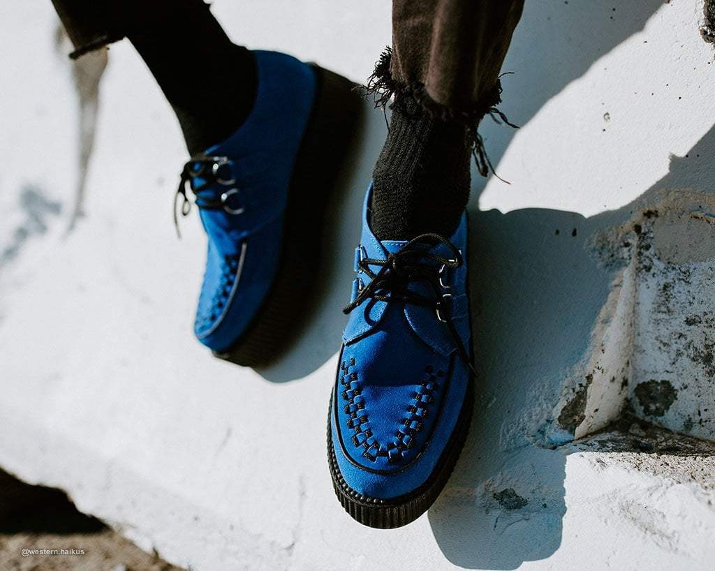 Blue Suede Viva Mondo Creeper - Image 10