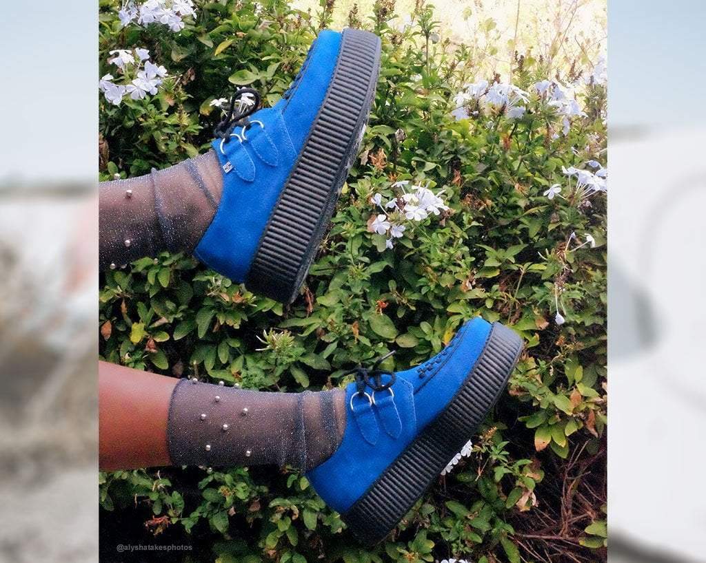 Blue Suede Viva Mondo Creeper - Image 2