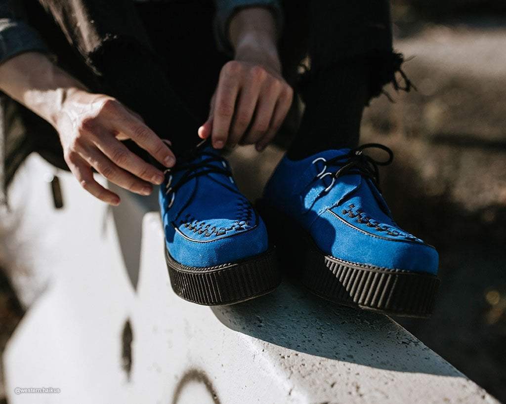 Blue Suede Viva Mondo Creeper - Image 6