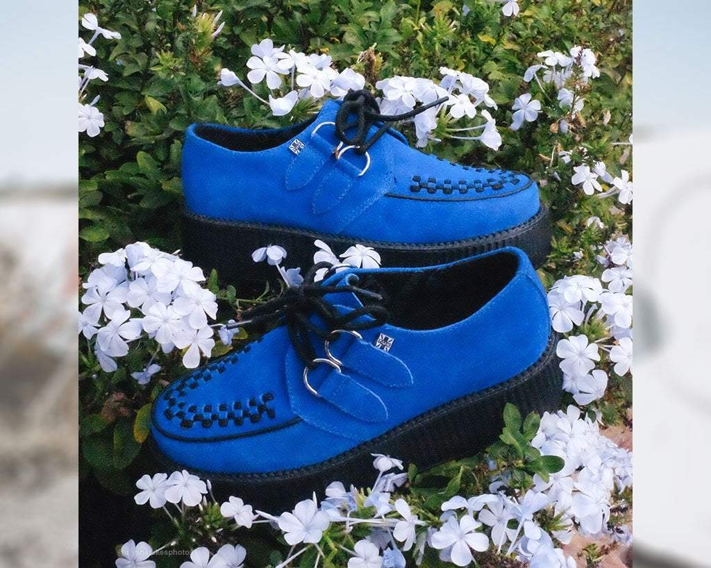 Blue Suede Viva Mondo Creeper - Image 9