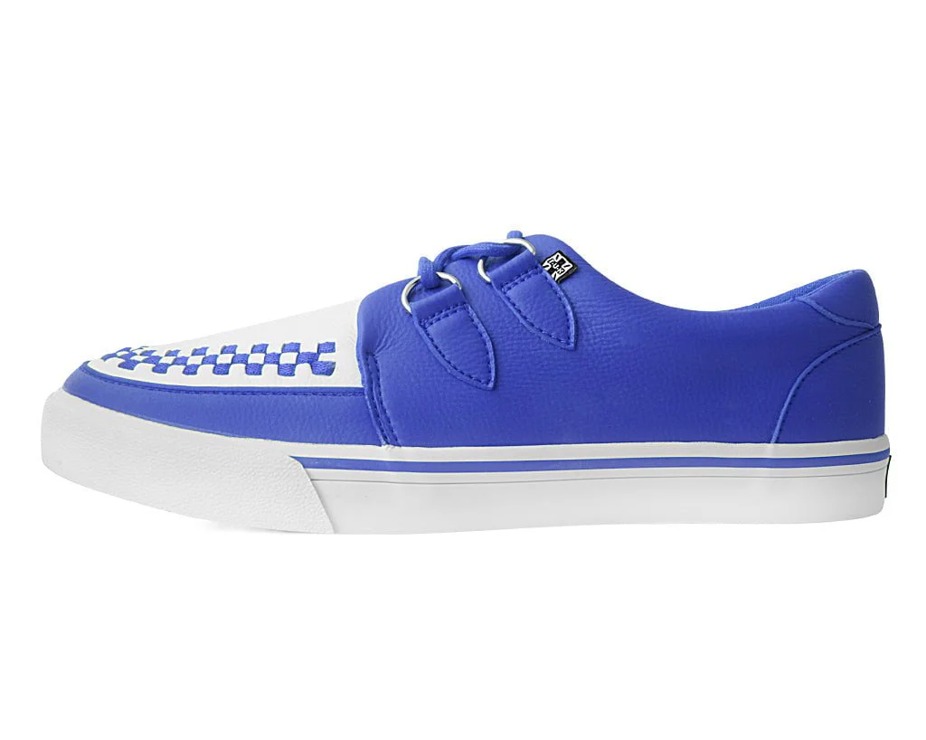 Blue & White 2-Ring Creeper Sneaker - Image 5
