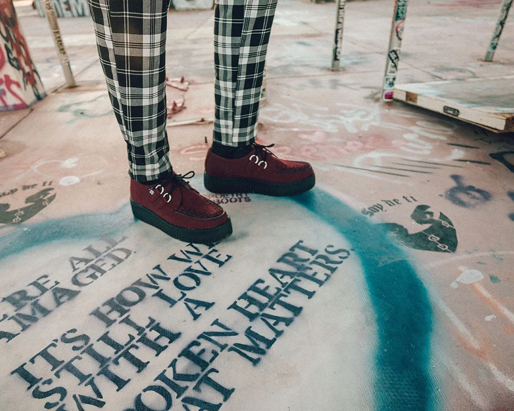 Burgundy Viva Mondo Creeper - Image 6