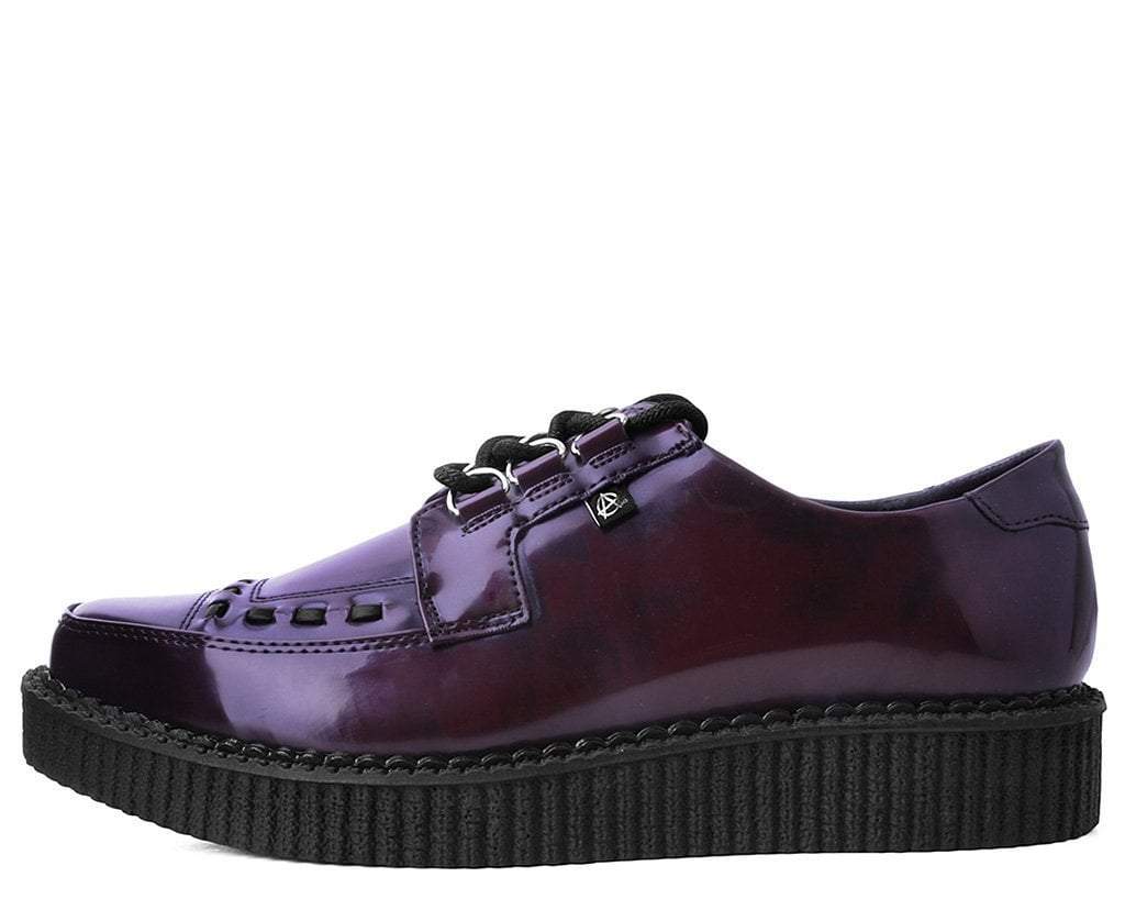 Burgundy Rub Off Pointed Anarchic Creeper - Image 3