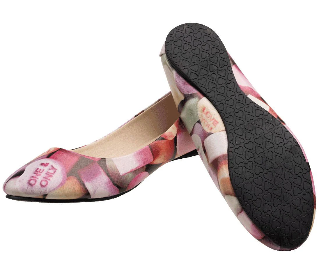 Candy Hearts Flats - *FINAL SALE/NON-RETURNABLE - Image 3