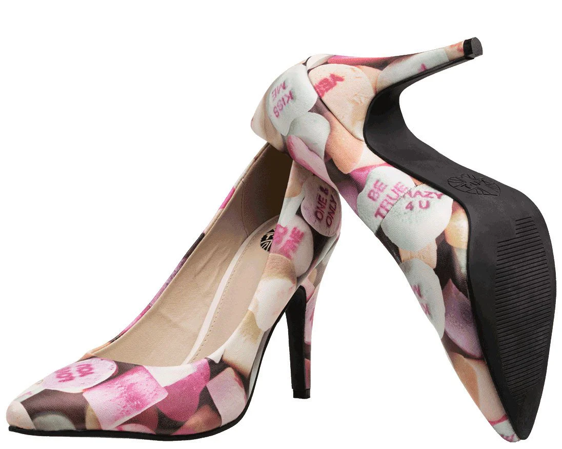 Candy Hearts Pointed Heel - *FINAL SALE/NON-RETURNABLE - Image 3