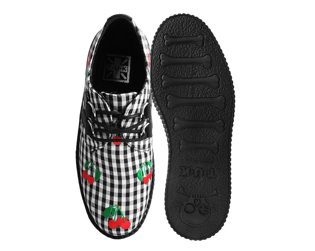 Cherry Gingham Mondo Creeper - Image 3