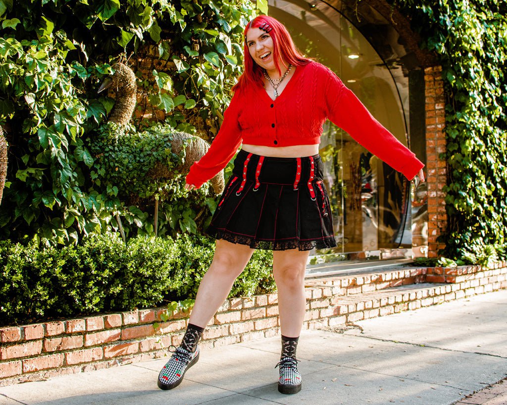 Cherry Gingham Mondo Creeper - Image 5
