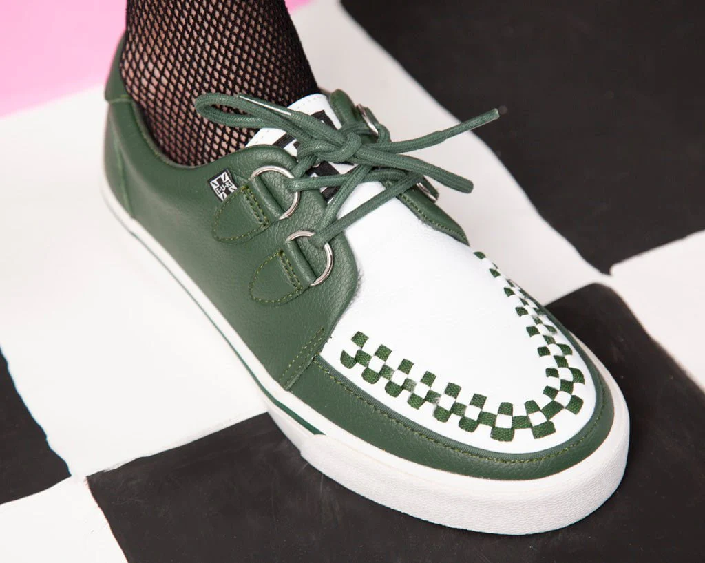 Dark Cedar & White 2-Ring Creeper Sneaker - Image 2