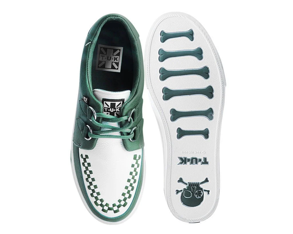 Dark Cedar & White 2-Ring Creeper Sneaker - Image 4