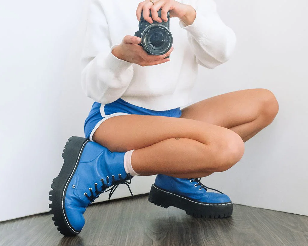 Electric Blue Double Decker Boot - Image 6