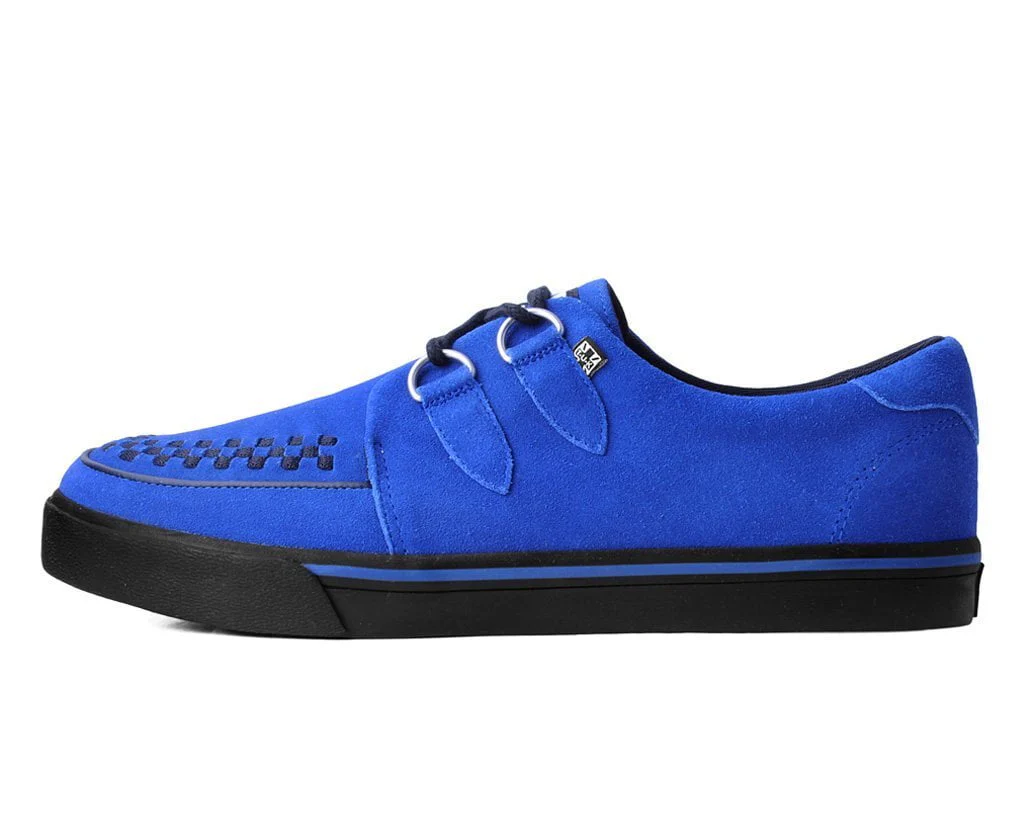 Electric Blue Suede D-Ring Sneaker - Image 6