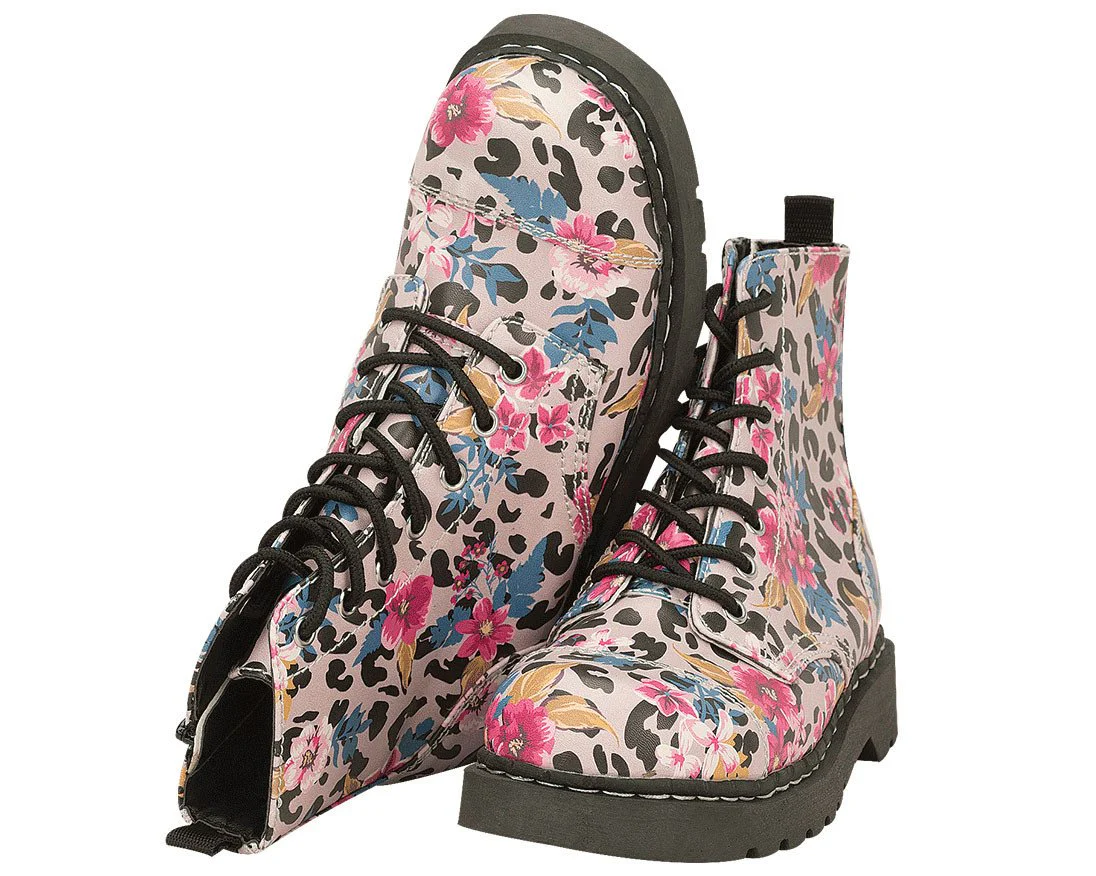 Floral Leopard Boots - Image 2