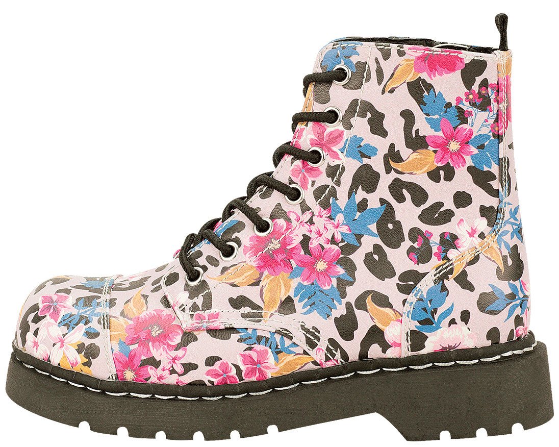 Floral Leopard Boots - Image 3