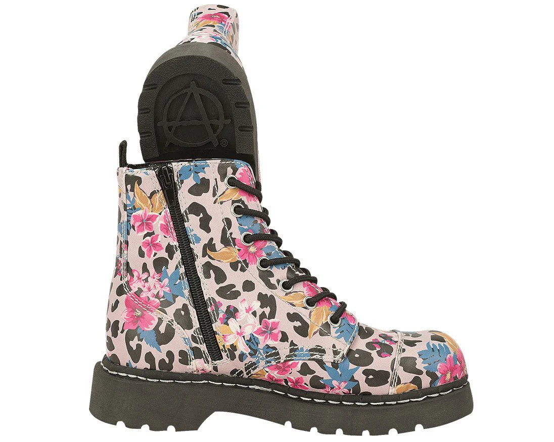Floral Leopard Boots - Image 4