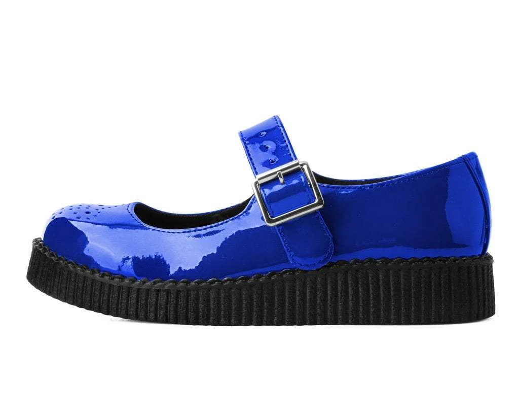 Glossy Blue Patent Mary Jane - Image 5