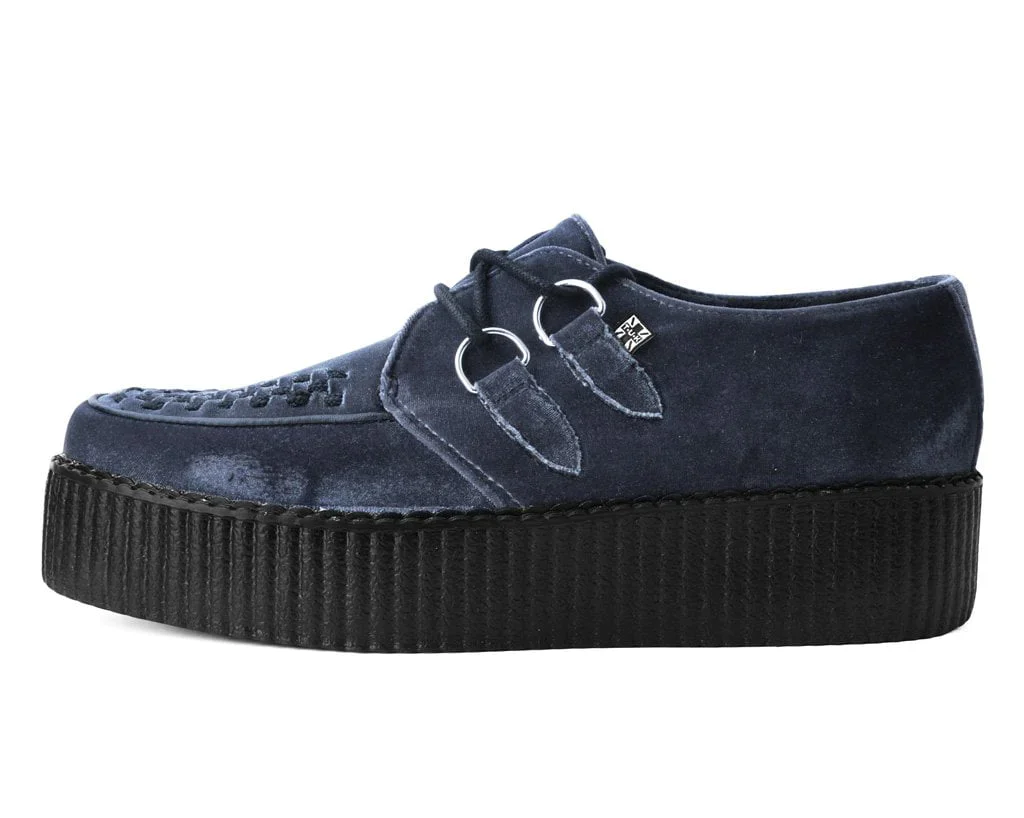 Grey Velvet Interlace Mondo Creeper - Image 5