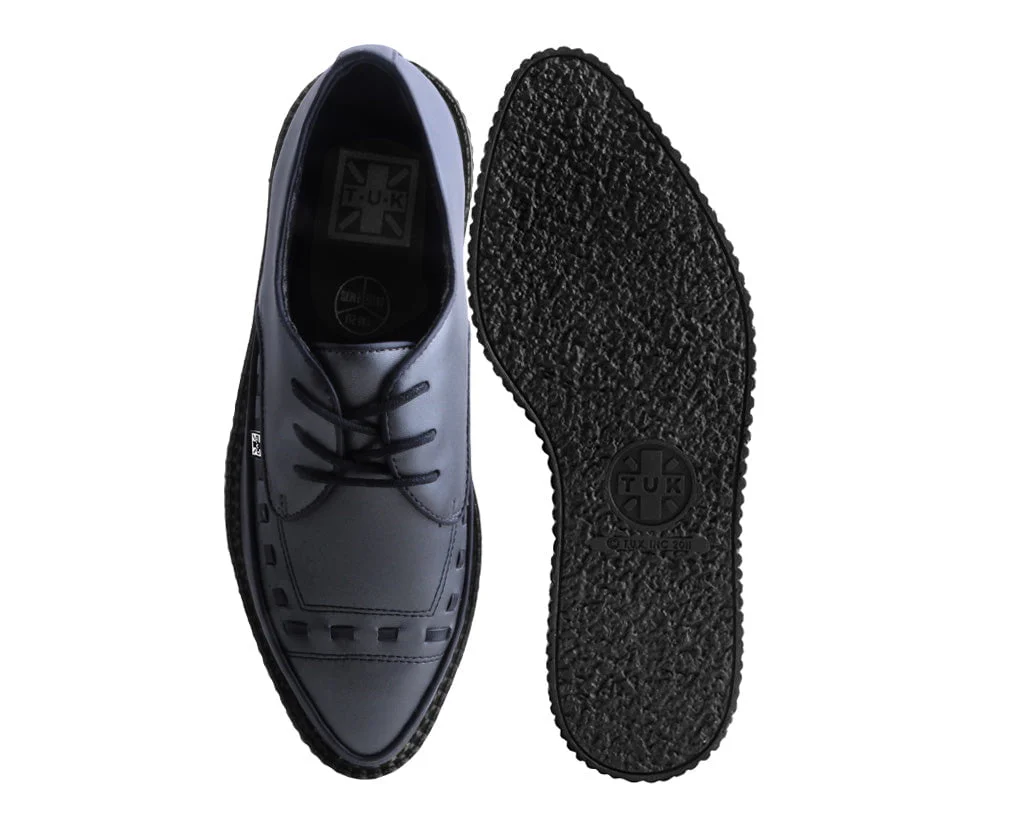 Gunmetal TUKskin™ Lace Up Creeper - Image 4