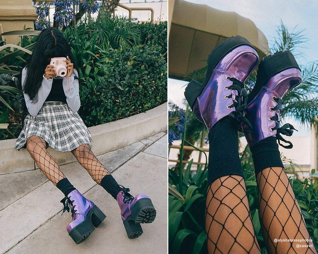 Lavender Iridescent Nosebleed Boot - Image 6