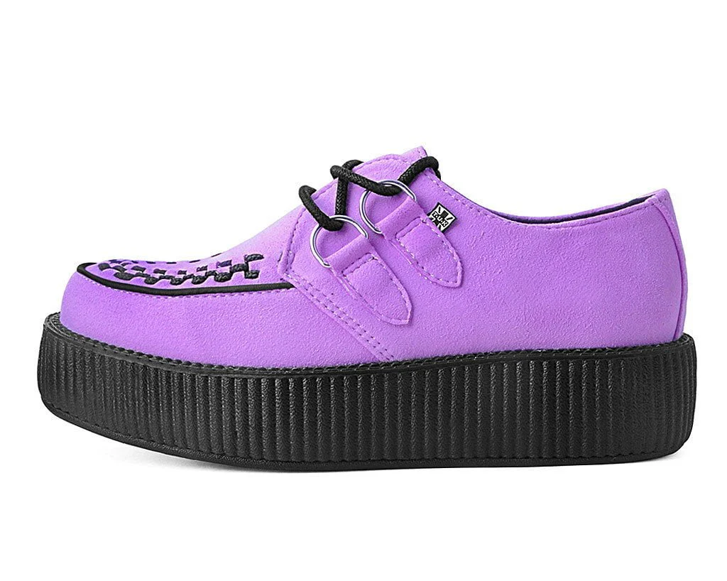 Lavender Faux Suede Viva Mondo Creeper - Image 7