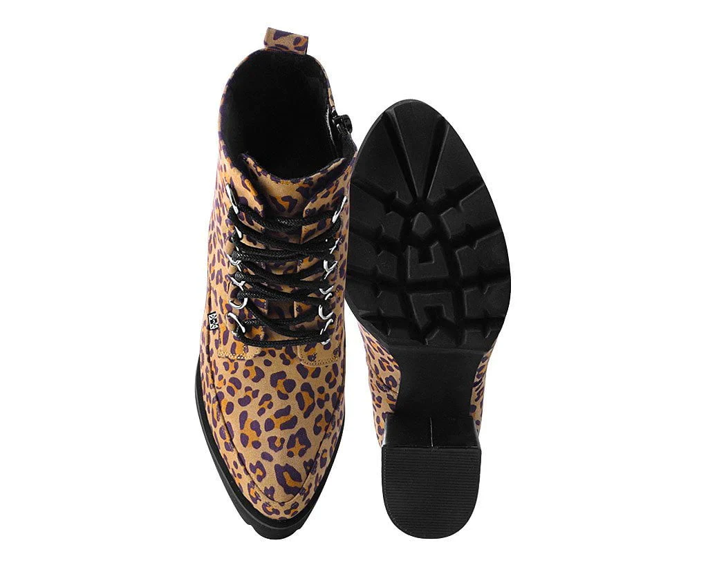 Leopard 6-Ring Bootie Platform Heel - Image 4