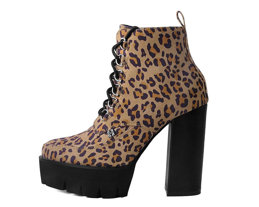 Leopard 6-Ring Bootie Platform Heel - Image 5