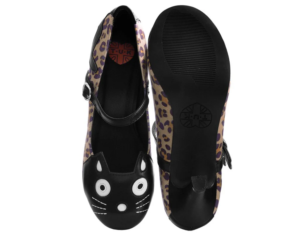 Leopard Kitty Mary Jane Heel - Image 4