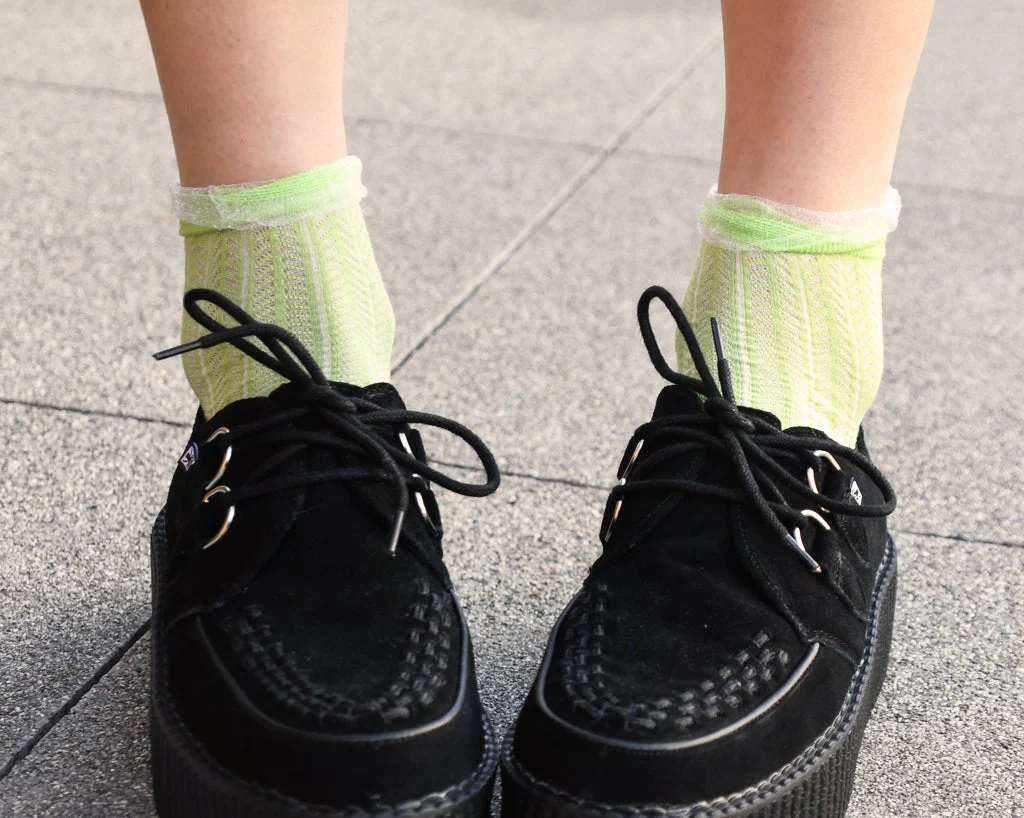 Lime Mesh Sock - Image 2