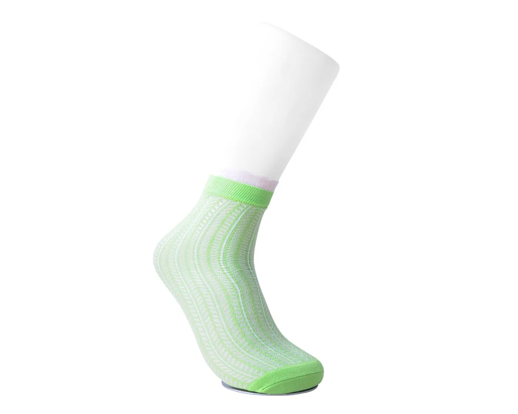 Lime Mesh Sock - Image 3