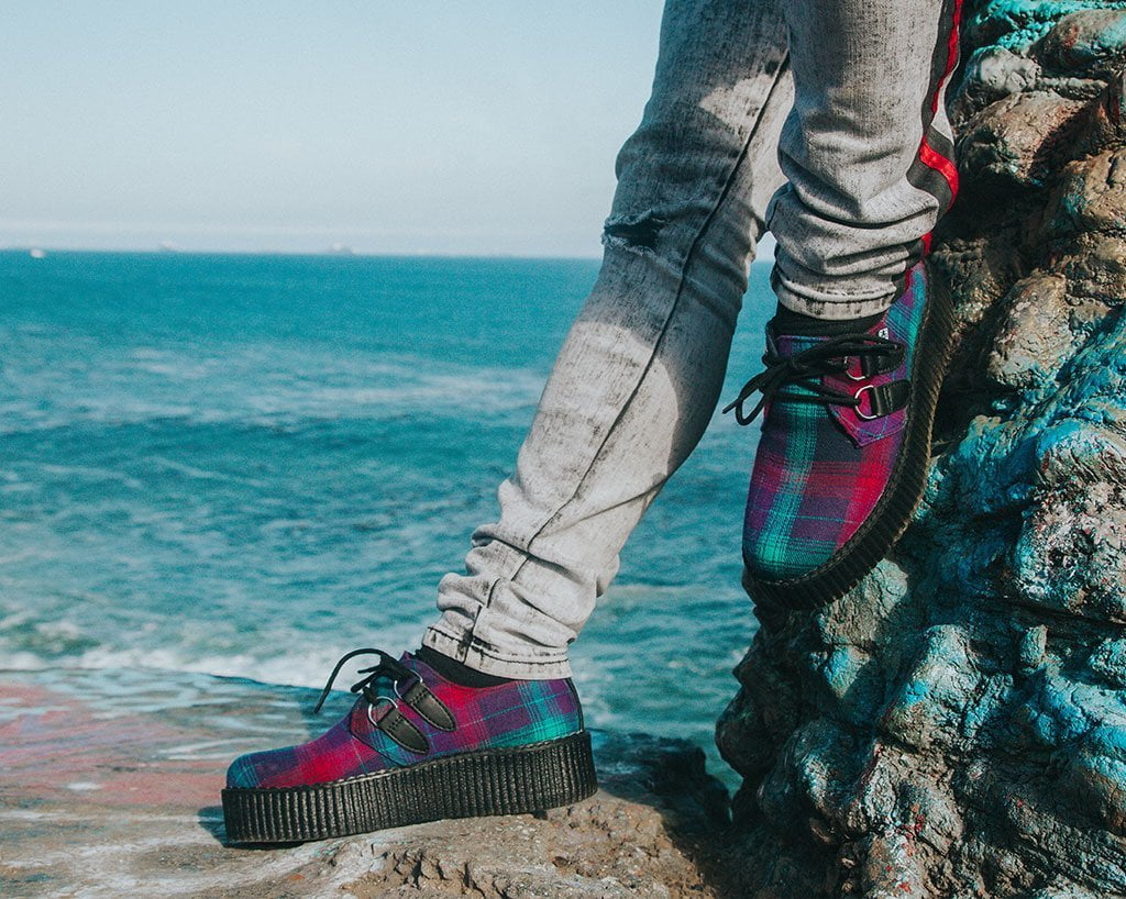 Magenta Plaid D-Ring Viva Creeper - Image 6