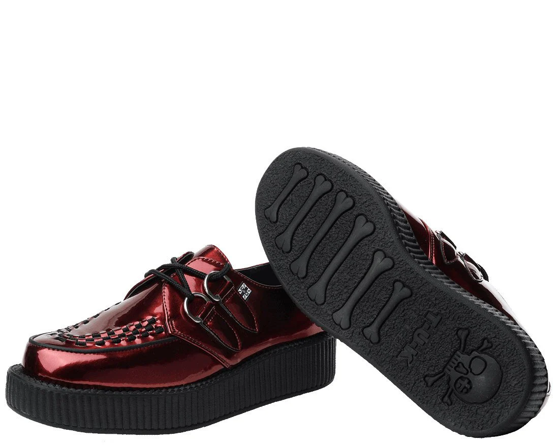 Metallic Burgundy Creepers - Image 3