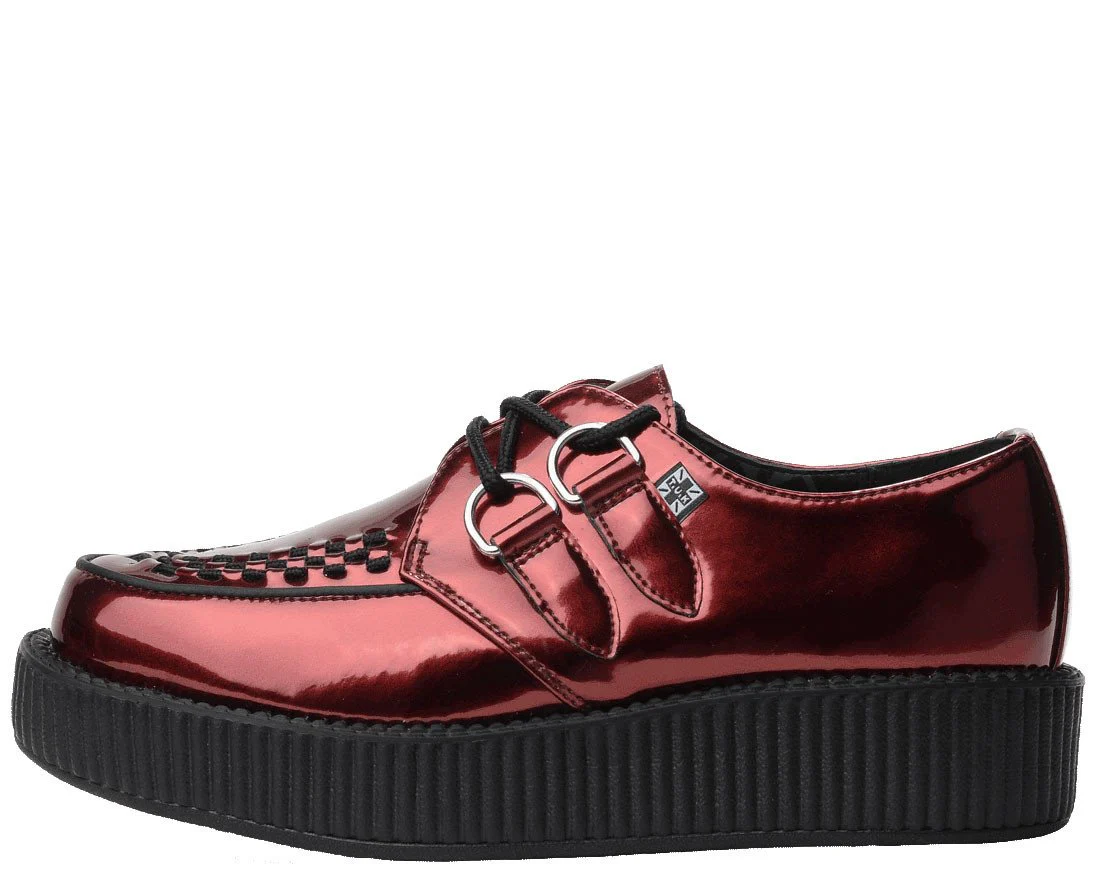 Metallic Burgundy Creepers - Image 4
