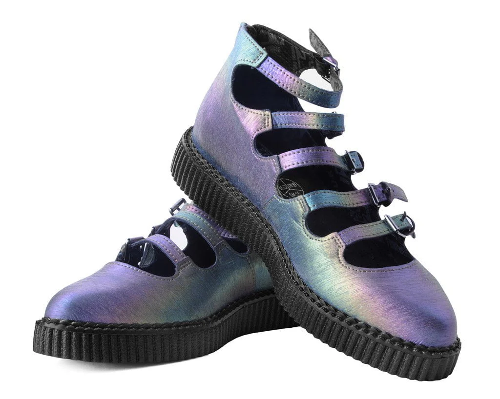 Midnight Abalone Multi-Strap Pointed Mary Jane - Image 3