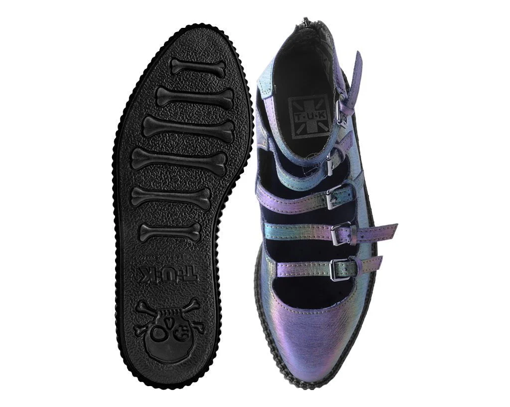 Midnight Abalone Multi-Strap Pointed Mary Jane - Image 4