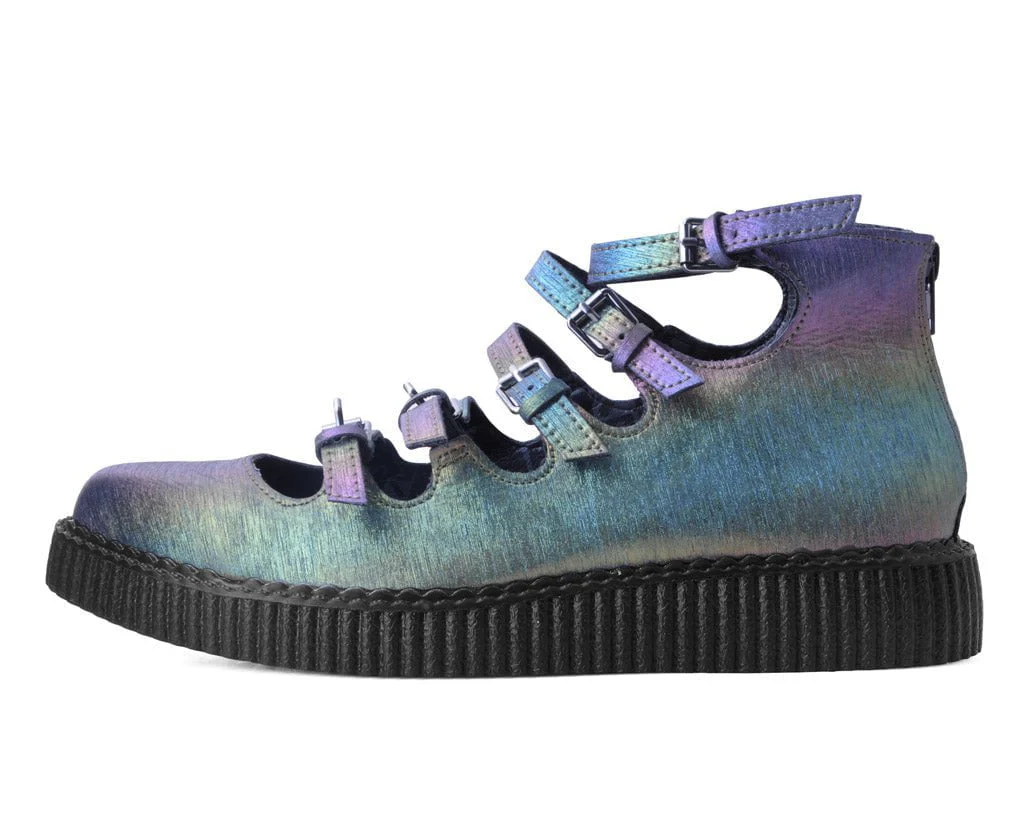 Midnight Abalone Multi-Strap Pointed Mary Jane - Image 5