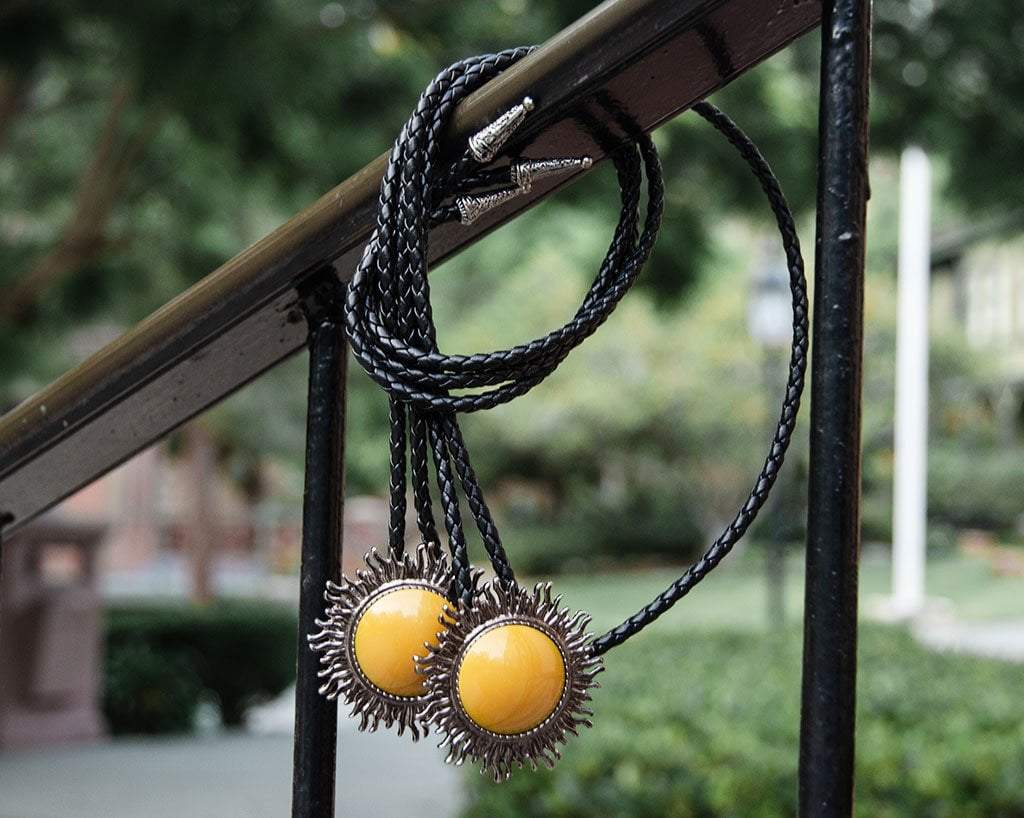 Mustard Sun Bolo Shoe Tie - Image 4