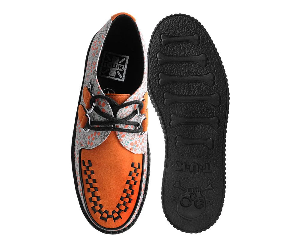 Orange & Beige Floral D-Ring Viva Creeper - Image 4