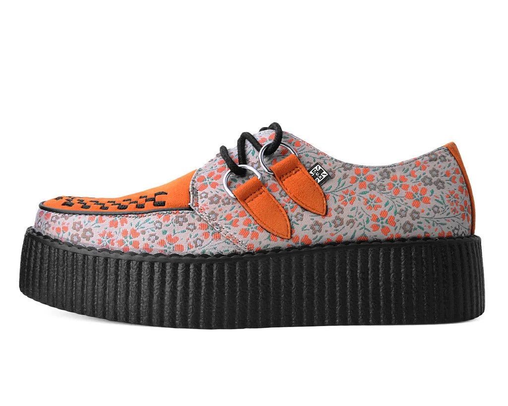 Orange & Beige Floral D-Ring Viva Creeper - Image 5