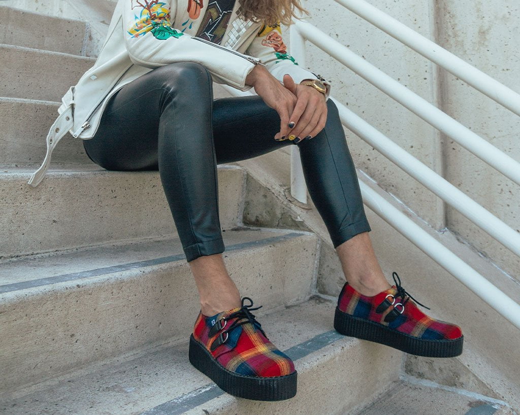 Orange Plaid D-Ring Viva Creeper - Image 6