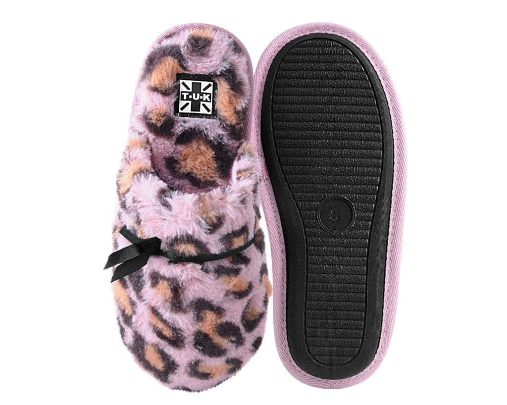 Pink Leopard Bow Slipper - Image 3