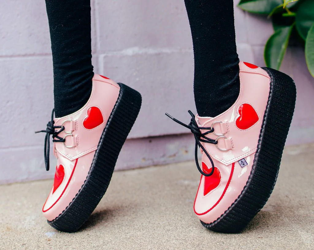 Pink & Red Heart Viva Mondo Creeper - Image 2