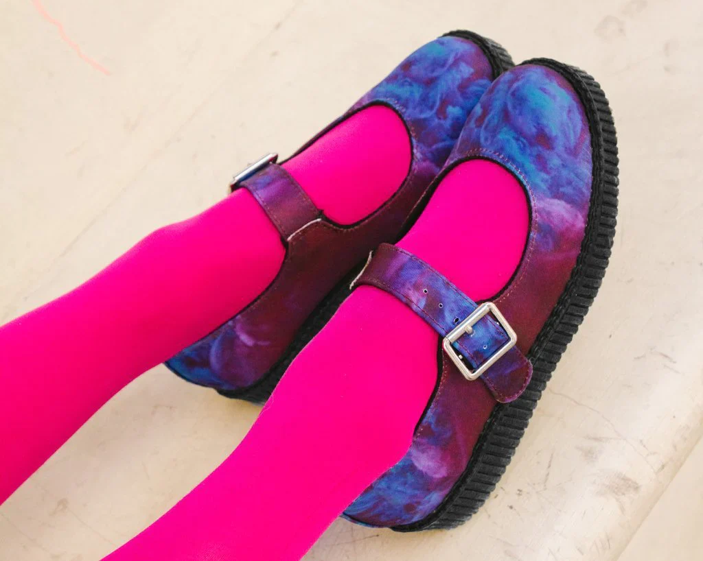 Purple & Blue Viva II Cloud Mary Jane - Image 2