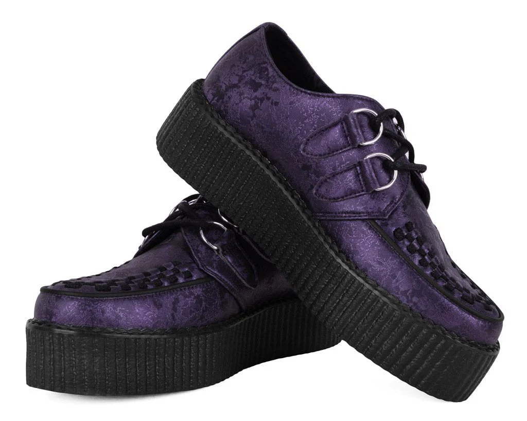 Purple Metallic Blossom Viva Mondo Creeper - Image 4