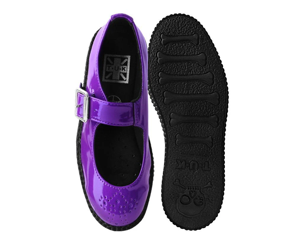 Purple Metallic TUKSkin™ Viva II Mary Jane - Image 4
