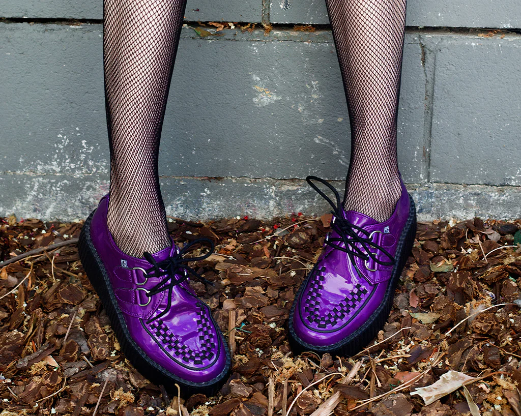 Purple Metallic TUKSkin™ Viva Mondo Creeper - Image 2
